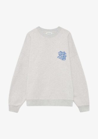 Miles Sweatshirt Waves Grey
