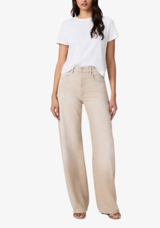 Arellia 32″ Barrel Leg Jean Soft Sepia