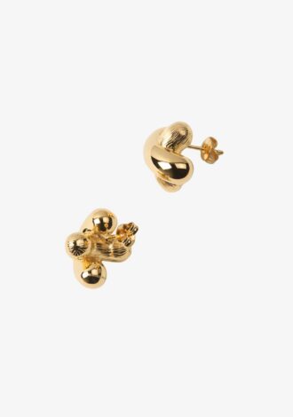 Cross Earrings Gold Plated