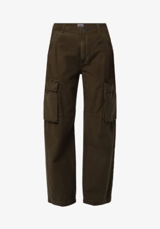 Esme Cargo Trouser In Moss