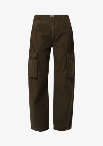 Esme Cargo Trouser In Moss