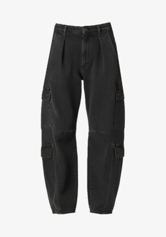 Flight Pant In Washed Black