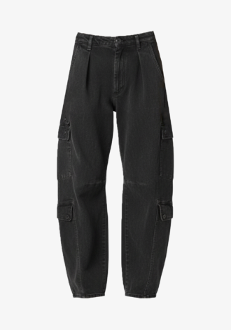 Flight Pant In Washed Black