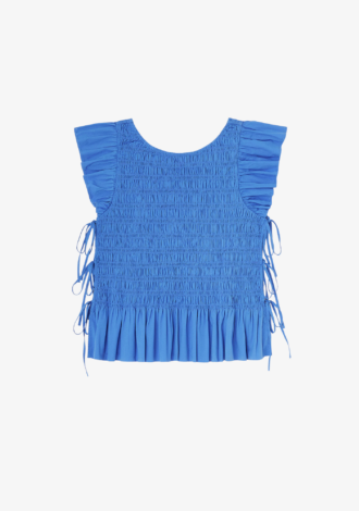 Smocked Cotton Top Marina
