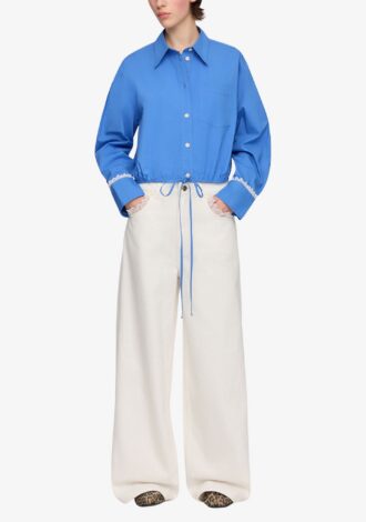 Cropped Bowling Shirt