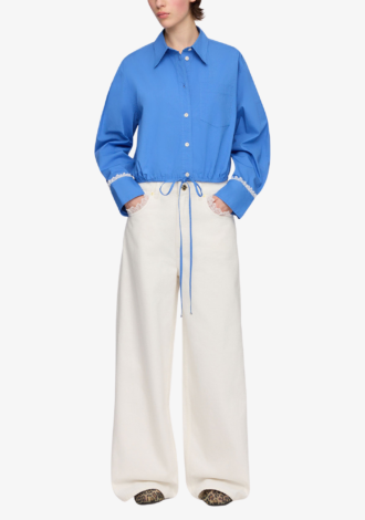 Cropped Bowling Shirt