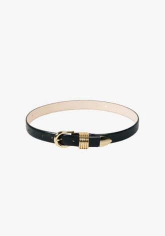 Hollyhock Leather Black