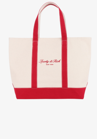 Signature NY Logo Large Tote Natural