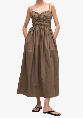 Gathered Bodice Dress