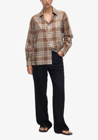 Voile Plaid Shirt