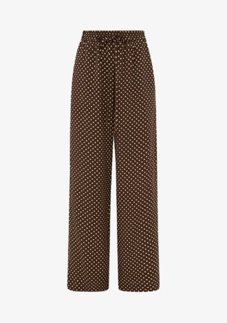 Polka Drawstring Trouser