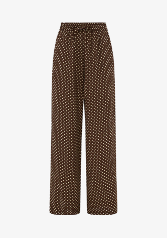 Polka Drawstring Trouser