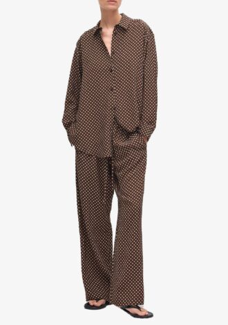 Polka Drawstring Trouser