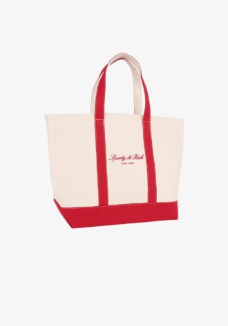 Signature NY Logo Medium Tote Natural