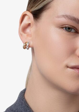 Mini Florence Earrings Two Tone