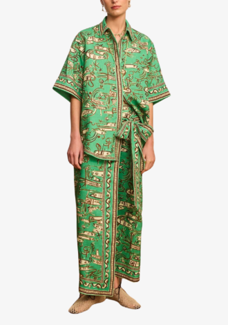Fish Sticks Sarong Skirt