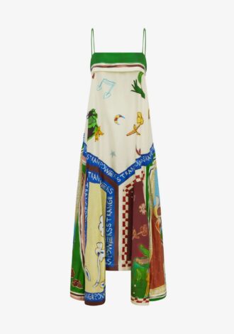 Tangible Love Silk Midi Dress