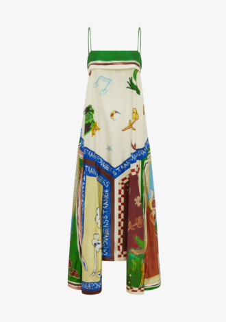 Tangible Love Silk Midi Dress