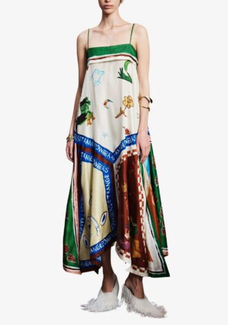 Tangible Love Silk Midi Dress