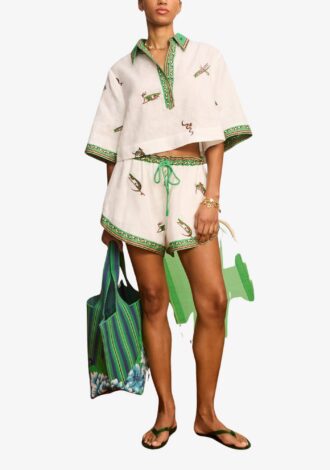 Wanda Embroidered Short