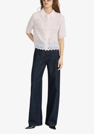 The Paisley Eyelet Shirt