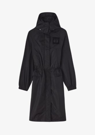 Flyweight Nylon Parka Coat Black