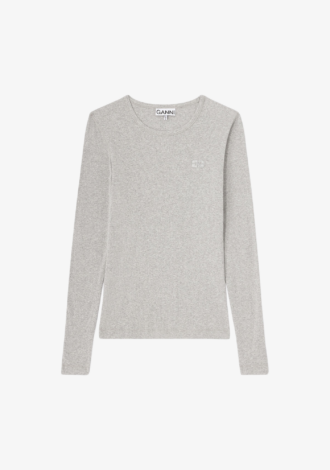 Rib Long-sleeve Top Paloma