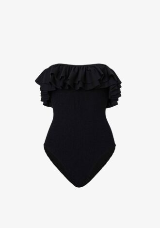 Eloise Frill Swim Black