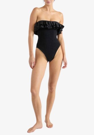 Eloise Frill Swim Black