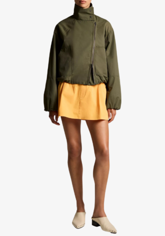 Sculpted Cotton-Blend Parachute Jacket