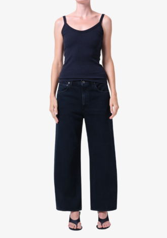 Low Curve Crop Jean In Crushed
