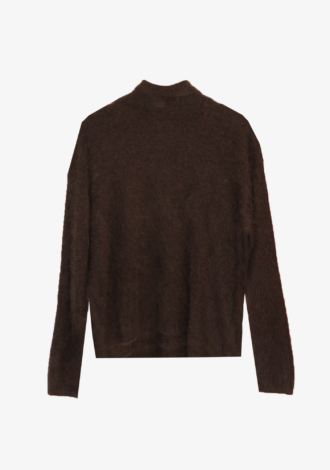 Brushed Summit Funnel Neck Jumper