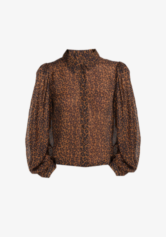 The Silk Prairie Leopard Shirt