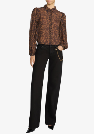 The Silk Prairie Leopard Shirt