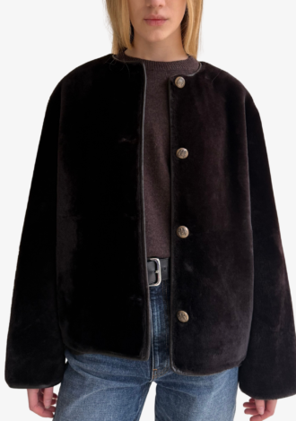 Gloria Reversable Shearling Jacket