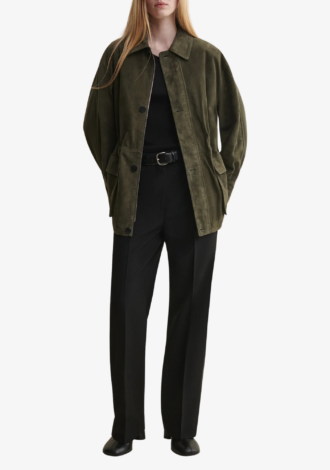 Maeve Suede Field Jacket