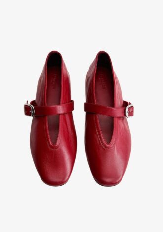 Stella Slipper Lipstick Leather