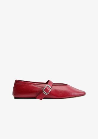 Stella Slipper Lipstick Leather