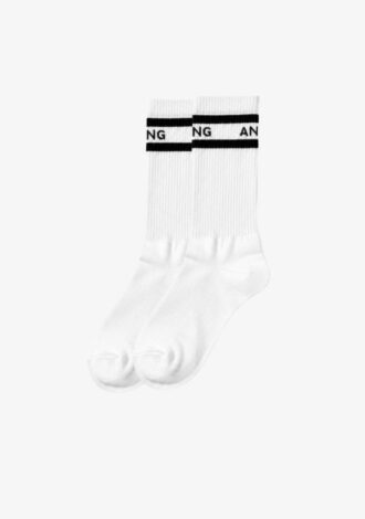 Sully Socks White/Black Stripe