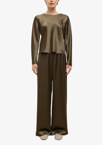 Barb Wide Leg Pant Olive