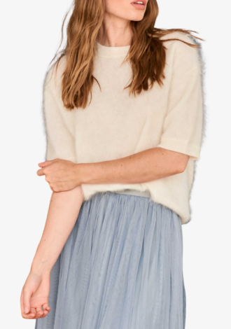Cashmere Oversized Brushed T-shirt