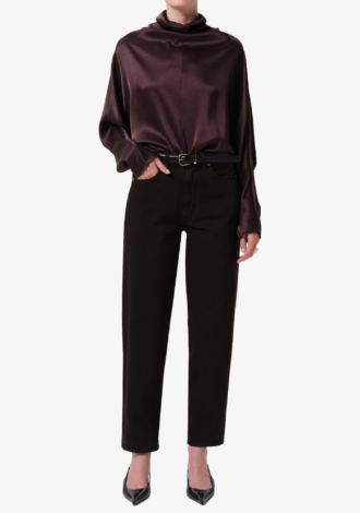 The Taper Jean In Carob