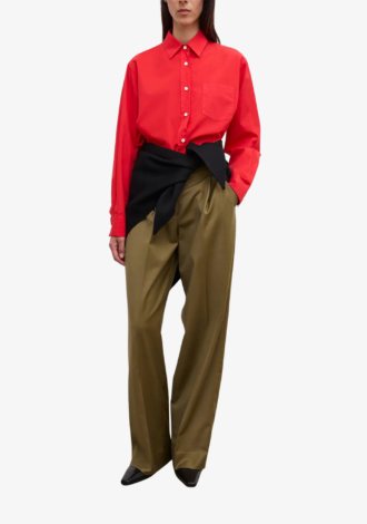 Classic Poplin Shirt Red