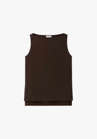 Sleeveless Crepe Top