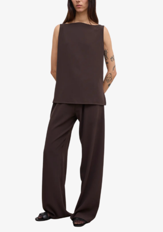 Fluid Crepe Trousers