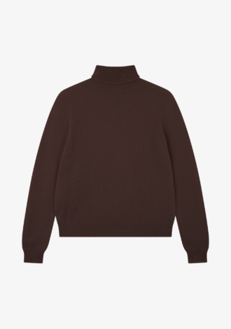 Cashmere Distressed Roll Neck