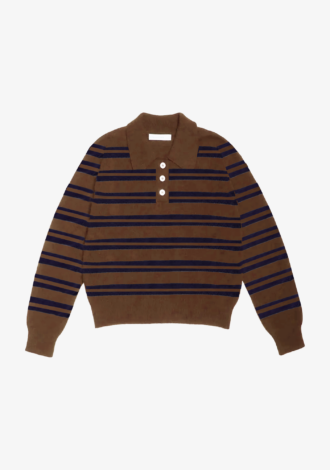 Edie Stripe Polo Shirt