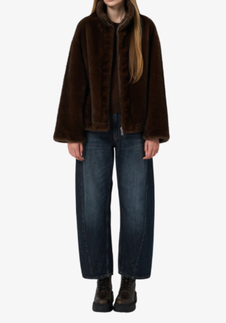 Reversible Faux-Mink Jacket