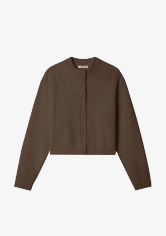 The Cashmere Fleck Cardigan