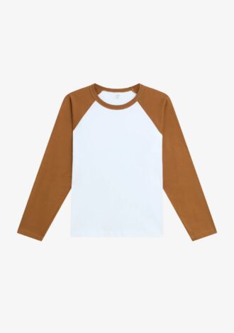 The Margo Long Sleeve Baseball Tee Copper